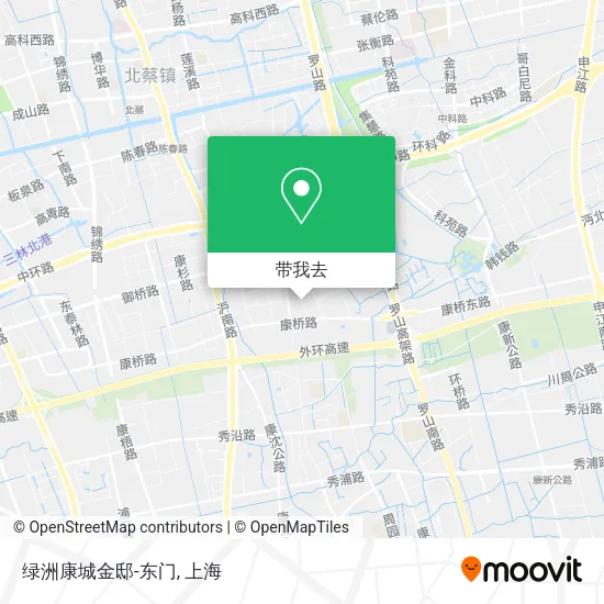 绿洲康城金邸-东门地图