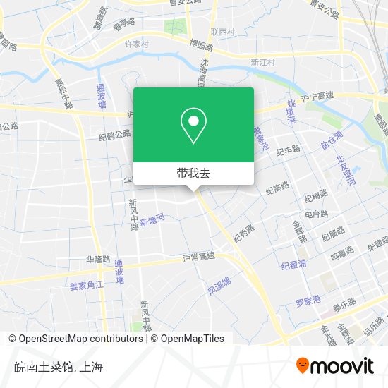 皖南土菜馆地图