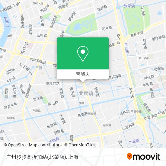 广州步步高折扣站(北菜店)地图