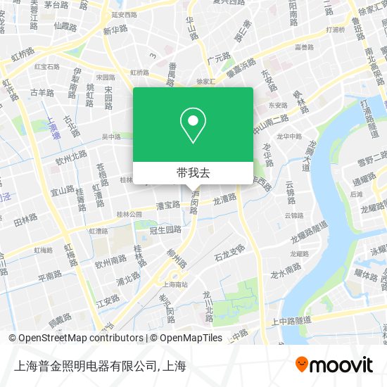 上海普金照明电器有限公司地图