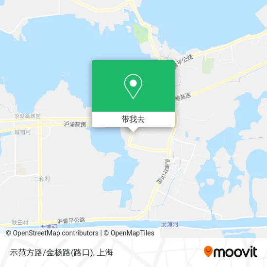 示范方路/金杨路(路口)地图