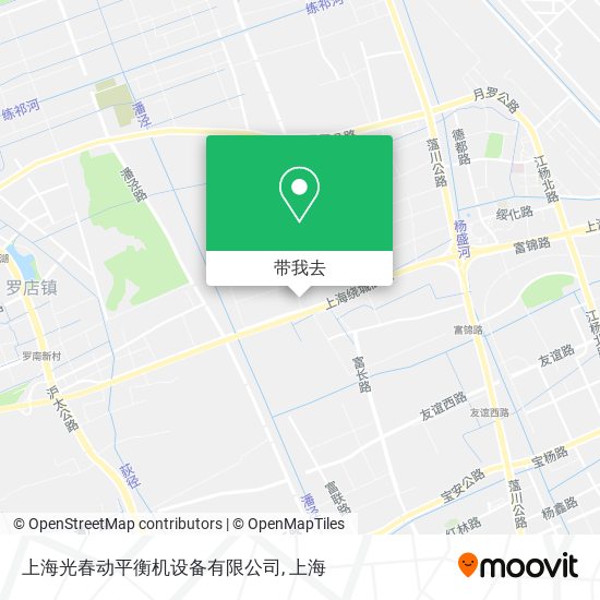 上海光春动平衡机设备有限公司地图