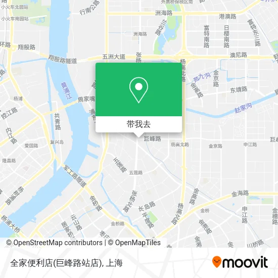 全家便利店(巨峰路站店)地图