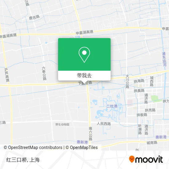 红三口桥地图