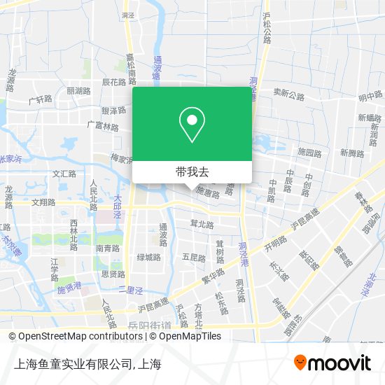 上海鱼童实业有限公司地图