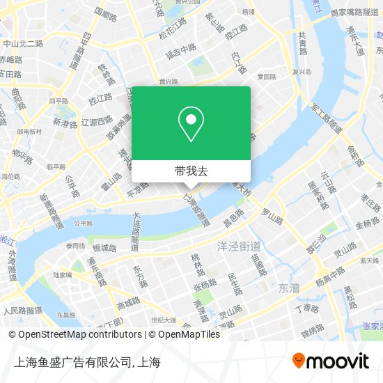 上海鱼盛广告有限公司地图