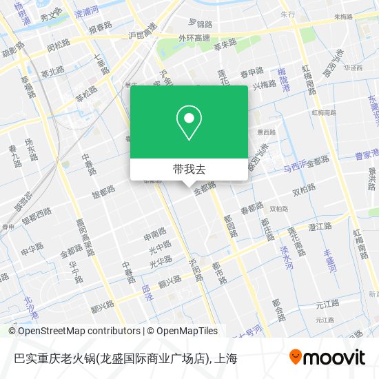 巴实重庆老火锅(龙盛国际商业广场店)地图