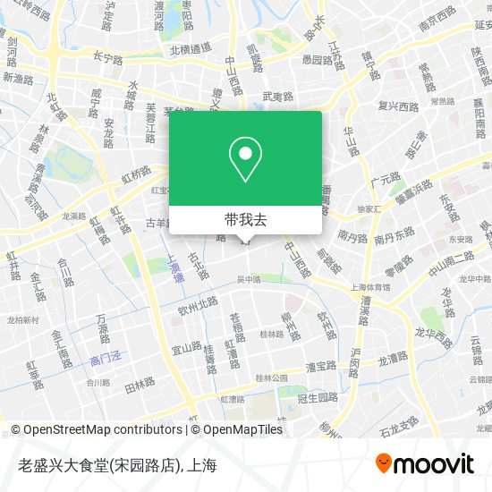 老盛兴大食堂(宋园路店)地图