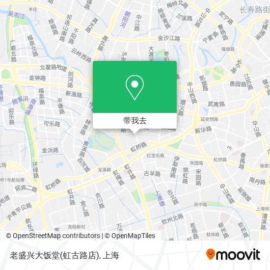 老盛兴大饭堂(虹古路店)地图