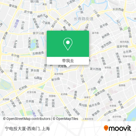 宁电投大厦-西南门地图