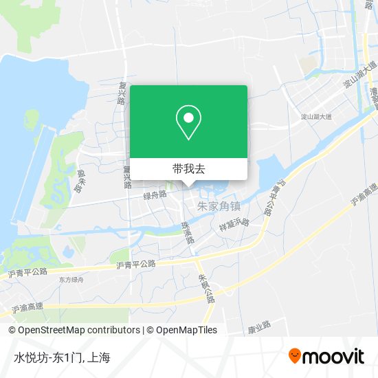 水悦坊-东1门地图