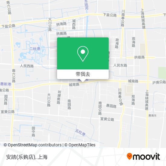 安踏(乐购店)地图