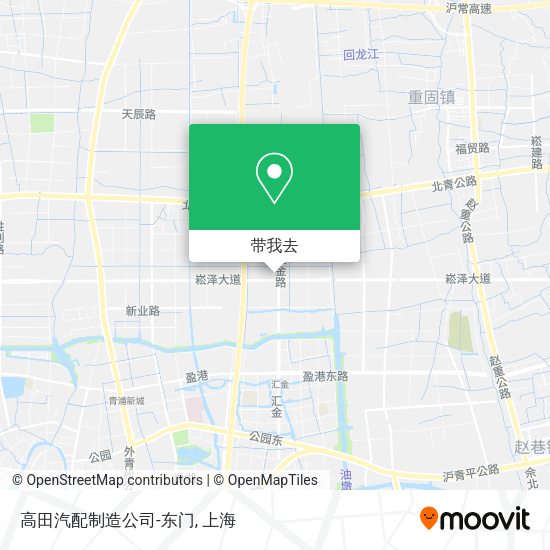 高田汽配制造公司-东门地图