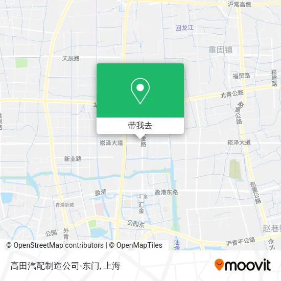 高田汽配制造公司-东门地图