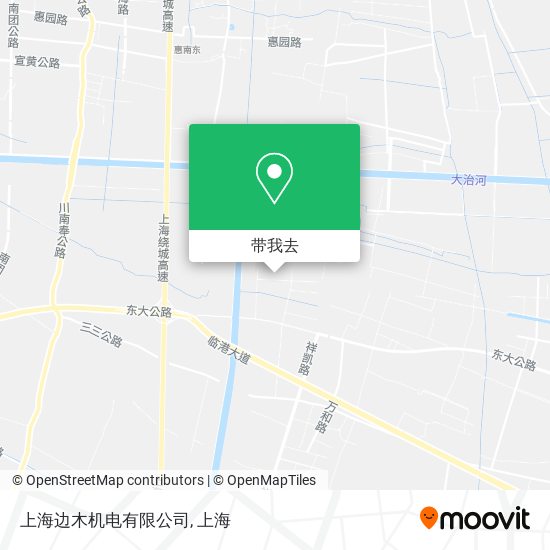 上海边木机电有限公司地图