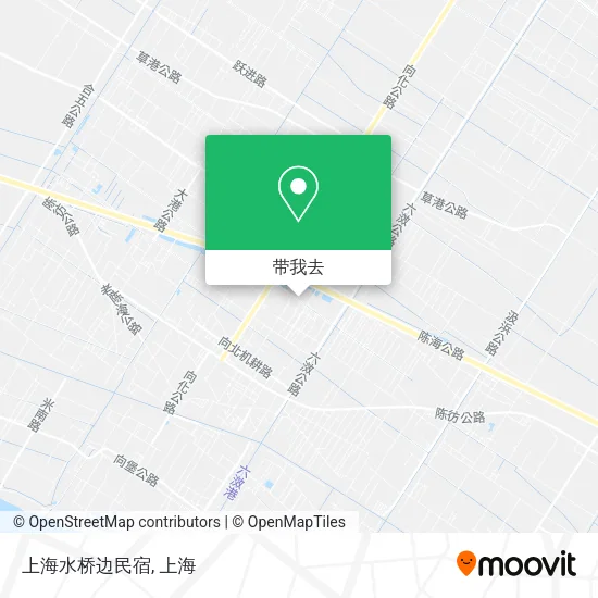 上海水桥边民宿地图