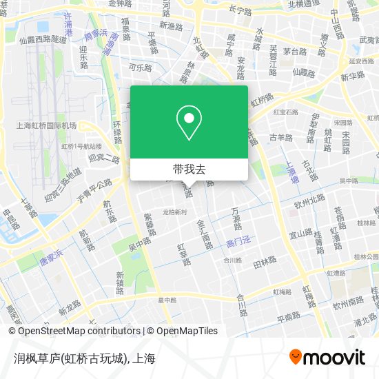 润枫草庐(虹桥古玩城)地图