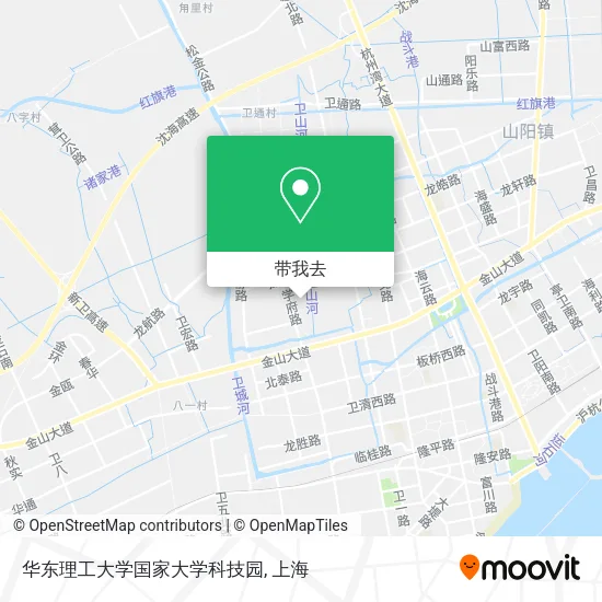 华东理工大学国家大学科技园地图