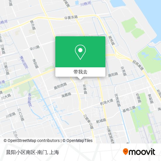 晨阳小区南区-南门地图