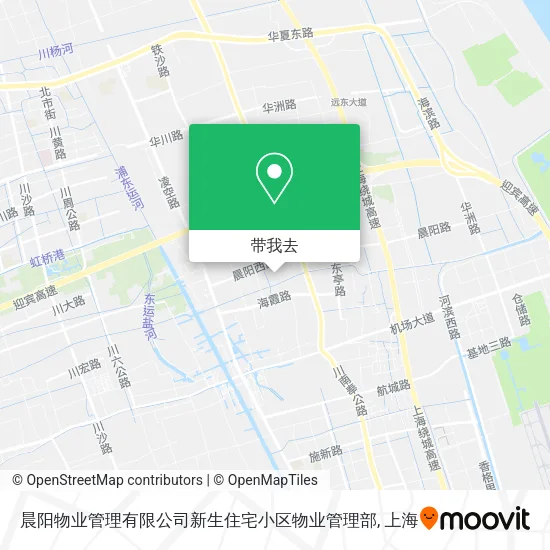 晨阳物业管理有限公司新生住宅小区物业管理部地图