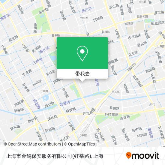 上海市金鸽保安服务有限公司(虹莘路)地图
