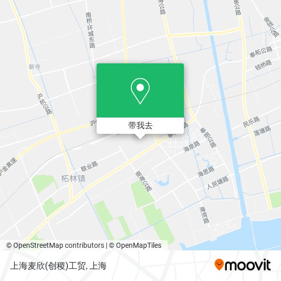 上海麦欣(创稷)工贸地图