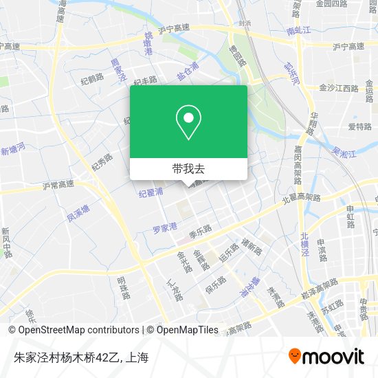 朱家泾村杨木桥42乙地图