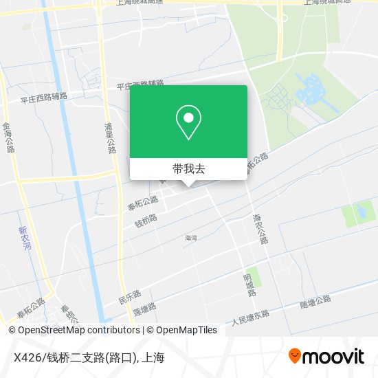 X426/钱桥二支路(路口)地图