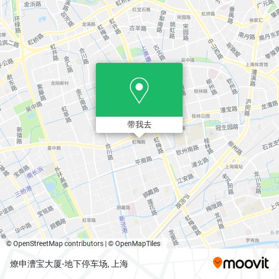 燎申漕宝大厦-地下停车场地图