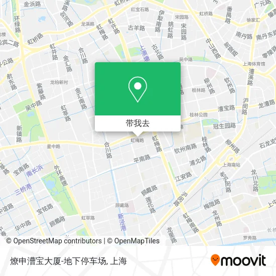 燎申漕宝大厦-地下停车场地图