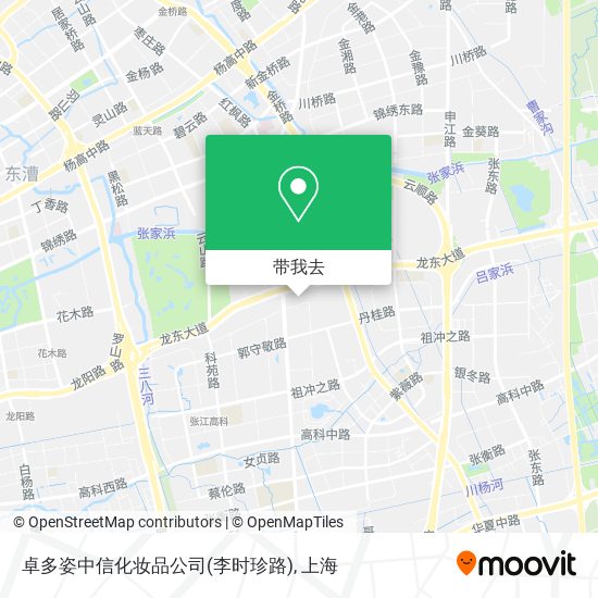 卓多姿中信化妆品公司(李时珍路)地图