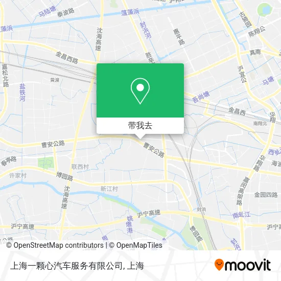 上海一颗心汽车服务有限公司地图