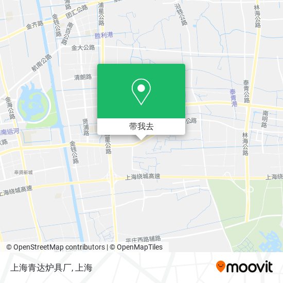 上海青达炉具厂地图