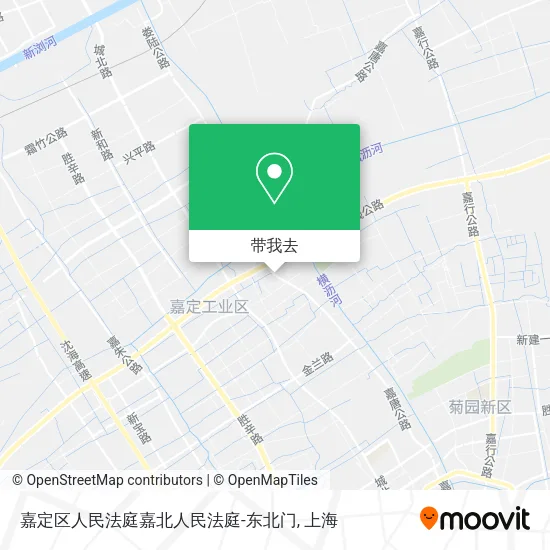 嘉定区人民法庭嘉北人民法庭-东北门地图