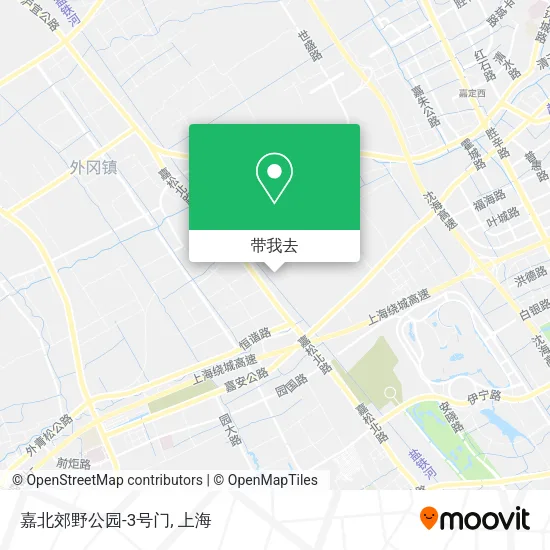 嘉北郊野公园-3号门地图