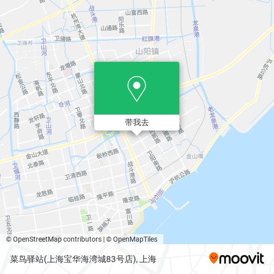 菜鸟驿站(上海宝华海湾城83号店)地图
