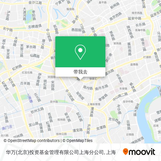 华万(北京)投资基金管理有限公司上海分公司地图