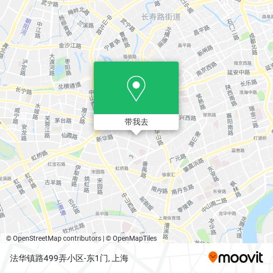 法华镇路499弄小区-东1门地图