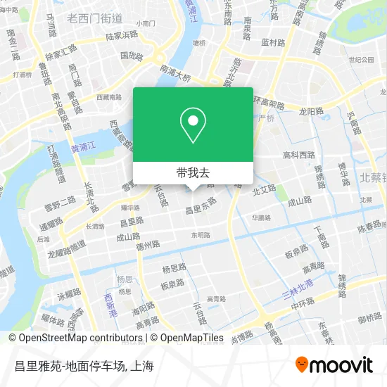 昌里雅苑-地面停车场地图