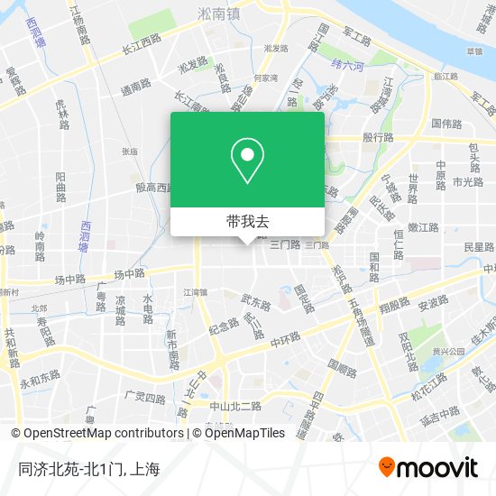 同济北苑-北1门地图