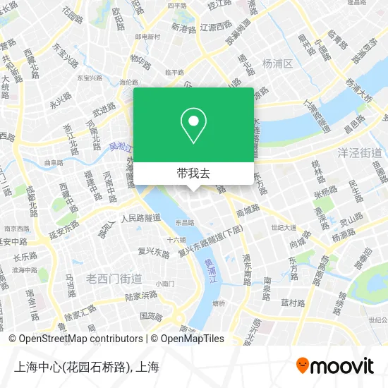 上海中心(花园石桥路)地图