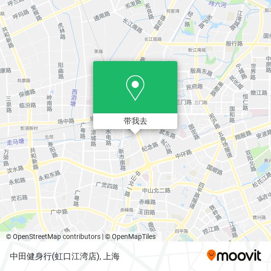 中田健身行(虹口江湾店)地图