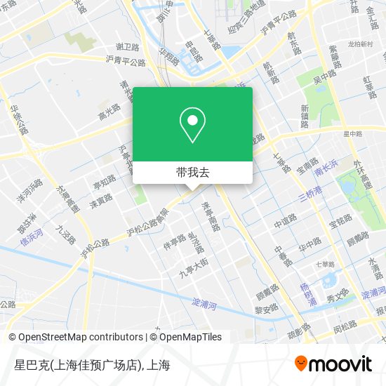 星巴克(上海佳预广场店)地图