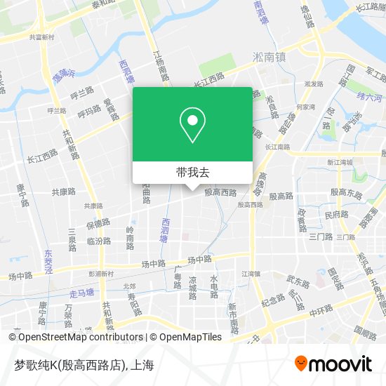 梦歌纯K(殷高西路店)地图