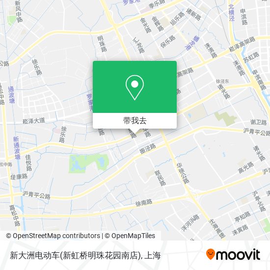新大洲电动车(新虹桥明珠花园南店)地图