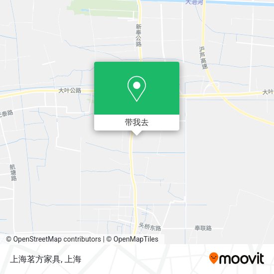 上海茗方家具地图