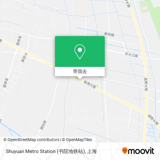 Shuyuan Metro Station (书院地铁站)地图