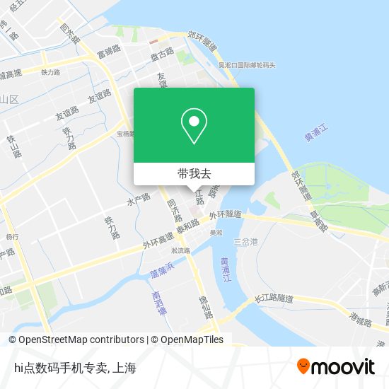 hi点数码手机专卖地图