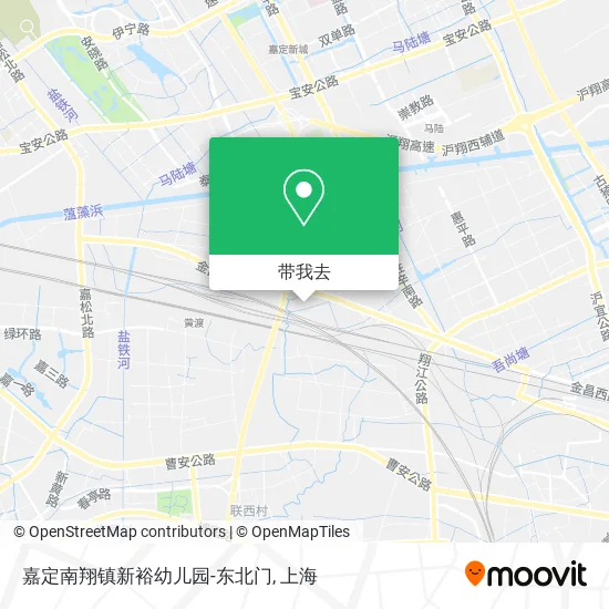 嘉定南翔镇新裕幼儿园-东北门地图