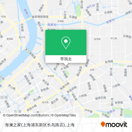 海澜之家(上海浦东新区长岛路店)地图